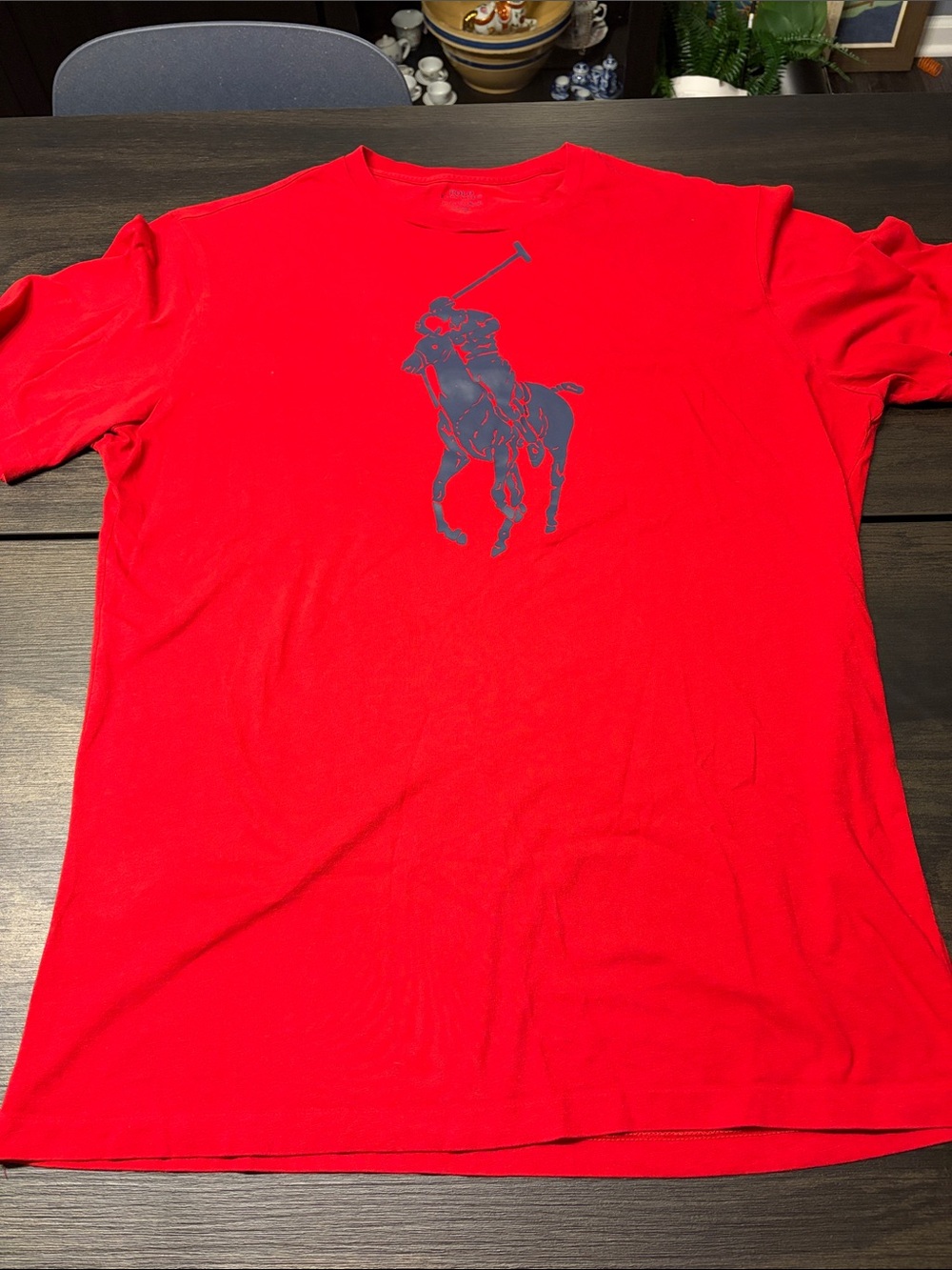 Polo Ralph Lauren Red Big Pony Graphic Crewneck T-Shirt